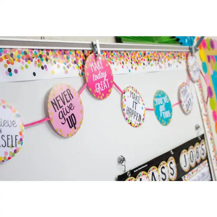 Teacher Created Resources Confetti Straight Border Trim, 2-3/4 x 35 Inches Buy Online